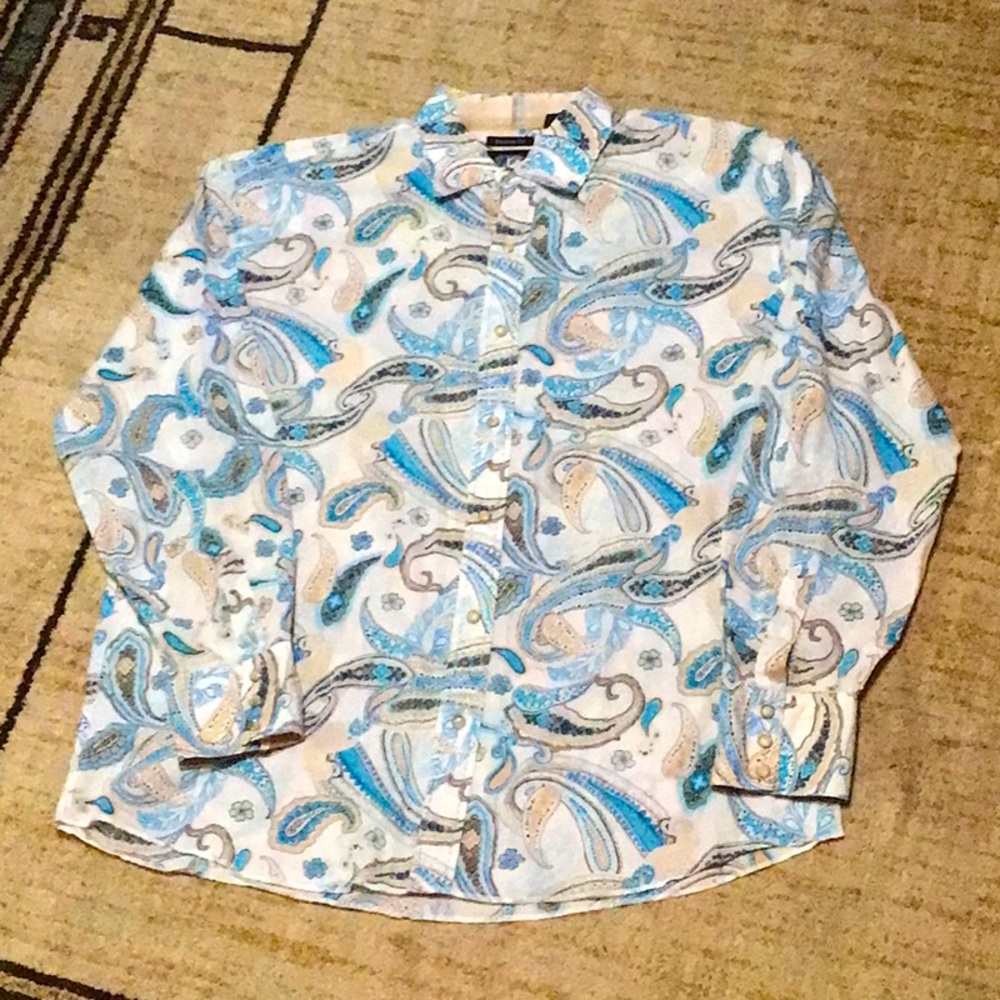 RESISTOL UNIVERSITY MEN’S SNAP DOWN LONG SLEEVE WESTERN SHIRT.